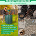 Yujelinn 72 32 & Gallon Reusable Yard Waste & Lawn and Leaf Bags with Handles - Tear Resistant Garden Trash Bags