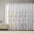 Madison Park Cecily Semi Sheer SINGLE Panel Window Curtain, Burnout Botanical Print, 50x84", Leaves Mauve