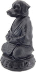 Bellaa 29608 Meditating Dog Statue, Cute Zen Buddha Yoga Pose Monk for Indoor and Outdoor Decor