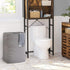 Large Gray Laundry Hamper, 16"x13"x22", Tall Woven Cotton Rope Basket for Dirty Clothes, Soft Laundry Bin, 75L