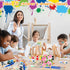 206 4 4 Inch Set HyDren Pcs Paint Party Favors Bulk x Canvas Easel and Watercolor Paint Palette Brush Stickers Puffy