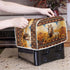 Aztec Horse Bread Toaster Cover 2 Slice, Sunflower Washable Dustproof Cover, Small Decorative Toaster Cover