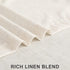 Kitchen Cafe Curtains 24 Inch Length - 2 Panels Set Light Filtering Sheer Privacy Linen Short Curtains