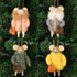 Set of 4 Christmas Felt Mice Ornaments - 4.7" Mini Hanging Wool Mouse Figurines for Holiday Decor