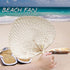 Palm Leaf Fan, Woven Farmhouse Kitchen Summer Cooling Party Beach Wedding Camping, 1 Pack (Standard)