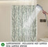 DKTIE Window Film Privacy - Decorative Stained Glass Clings with Installation Tools, Static Cling for Home (Dark Green,