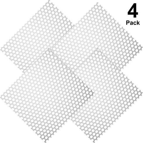 Trolleyshop 4pcs Dryer Vent Grill Bird Guards, Bathroom Exhaust Vent Covers, Customized Size Inserts