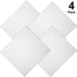 Trolleyshop 4pcs Dryer Vent Grill Bird Guards, Bathroom Exhaust Vent Covers, Customized Size Inserts