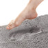 Tafts Bathroom Rugs - Extra-Thick Memory Foam Bath Mat, Ultra-Soft Chenille Microfiber, Non-Slip (21"x47") Light Grey