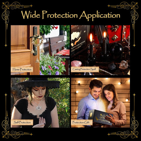SHYSHINY 130Pack Wiccan Supplies and Tools for Protection, Witchcraft Supplies Witchy Gift for Beginners, Dried Herbs