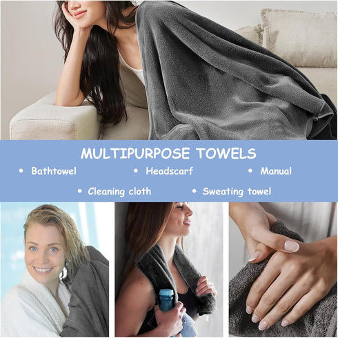 3pcs (3pack, 15.74 15.74 INCH) Shiny Wipes Shower Cleaning Cloths, Shiny Drying Towel, Super Absorbent Microfiber Bath