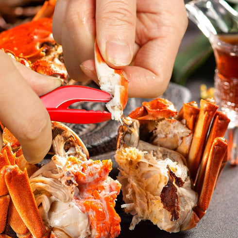 ALDMIO 20Pcs Crab Legs Crackers, Crackers Picks Tools Crab Cracker and Tools for Lobster Crayfish, Easy Opener