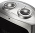 Sohler Ceramic Portable Electric Space Heater with Fan Mode, Adjustable Thermostat, Overheat Protection (Silver)