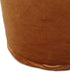 Cozy Apricot Velveteen Cylinder Pouf - Stylish