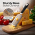 Handheld Cheese Grater & Cheese Shredder Stainless Steel, Rust-Proof, Non-Slip Handle, Durable Flat Grater