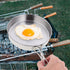 Didiseaon Stainless Steel Non-stick Mini Omelette Pan, Ergonomically Designed for Easy Cleaning and Portable for Outdoor Activities