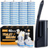 FAMYLI Disposable Toilet Brush - Toilet Bowl Cleaner, Toilet Cleaning Supplies, Toilet Brush