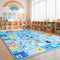 4x6 Kids Play Rug, Ultra-Soft Educational Animal & Season Shape Carpet, Non-Slip