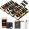 Famhap Spice Drawer Organizer 24 Pcs with 24 Plastic Spice Jars and