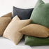 MIULEE Grey Pack of 2 Soft Corduroy Decorative Square Throw Pillow Covers Cushion Cases 18 x 18 Inch for Sofa Bedroom