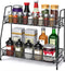 Spice Rack Organizer for Cabinet, Bathroom Countertop Organizer, Kitchen Vanity Storage for Countertop