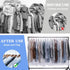 50 Pack Plastic Dry Cleaning Bags, 60x120 cm Clear Dust-proof Garment Bags for Dry Cleaner and Storage
