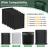 8 Pack HPA300 Carbon Pre Filter for Honeywell HPA300 Series Air Purifier, Precut Premium Activated Carbon
