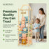 Sortivo 3 Set, 60In Stuffed Animal Storage & Organizer with Animal Figurines Large Capacity Stuffy & Plushies Storage