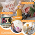 14.9" Lx11.8 huraty Alphabet L Pillow Ginger Initial Letter Cushion Decorative Nursey Pillow Lambs Wool Novelty Room