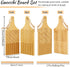 4 Set Pieces Wood Gnocchi Pasta Board Gnocchi Paddle Maker Garganelli Pasta Board Making Tools with Rolls Kitchen Gift