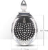 Piña Barware's The Bender - Stainless Steel Julep Style Cocktail Bar Strainer, Polished Finish, 1 Pack