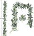 DearHouse 6.2 Feet Eucalyptus Garland, Artificial Silk Eucalyptus Leaves Vines Handmade Garland for Wedding Home