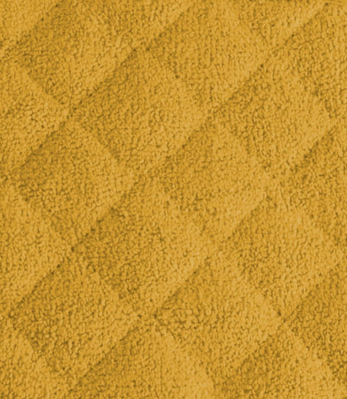 DII Basic Terry Collection Quilted Potholder, 100% Cotton, Mustard, 3 Piece