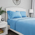 Bedford Home Series 1200 3 Piece Twin Sheet Set, Blue