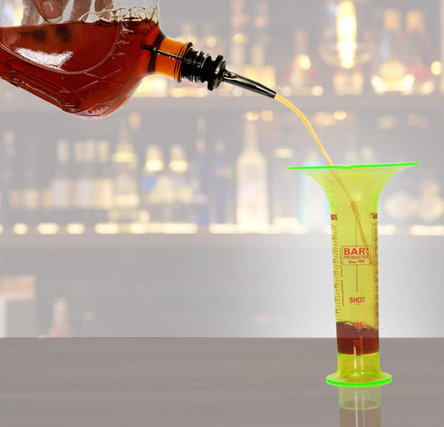 Pour Tester for Bartenders, Liquid Measuring Tool with 1 Ounce Shot Line, Fits in Shaker Tin