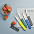 linoroso Paring Knife Set - 4 Piece 3.5" Premium Stainless Steel Kitchen Knives with Covers