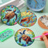8 Pieces Diamond Art Painting Coasters Kit, Sea Turtle Diamond Art Coaster, DIY Diamonds Craft Kits for Adults