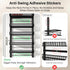 8 17" 6" 69" SNTD Tiers Over the Door Organizer - Height Adjustable Pantry Organizers and Storage with Dense Mesh