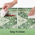 Collive Anti Fatigue Mats for Kitchen Floor, Non Slip Cushioned Mat for Office, Laundry, Sink, 17”x47”, Green