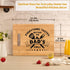 Unique Bamboo Cutting Board Gift for Dad, Best Birthday Gift, Cool Christmas, Father's Day Gift