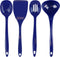 Reston Lloyd 100% Melamine Kitchen Utensil Set - Non Scratching Ladle, Spoon, Slotted Spoon, Spatula