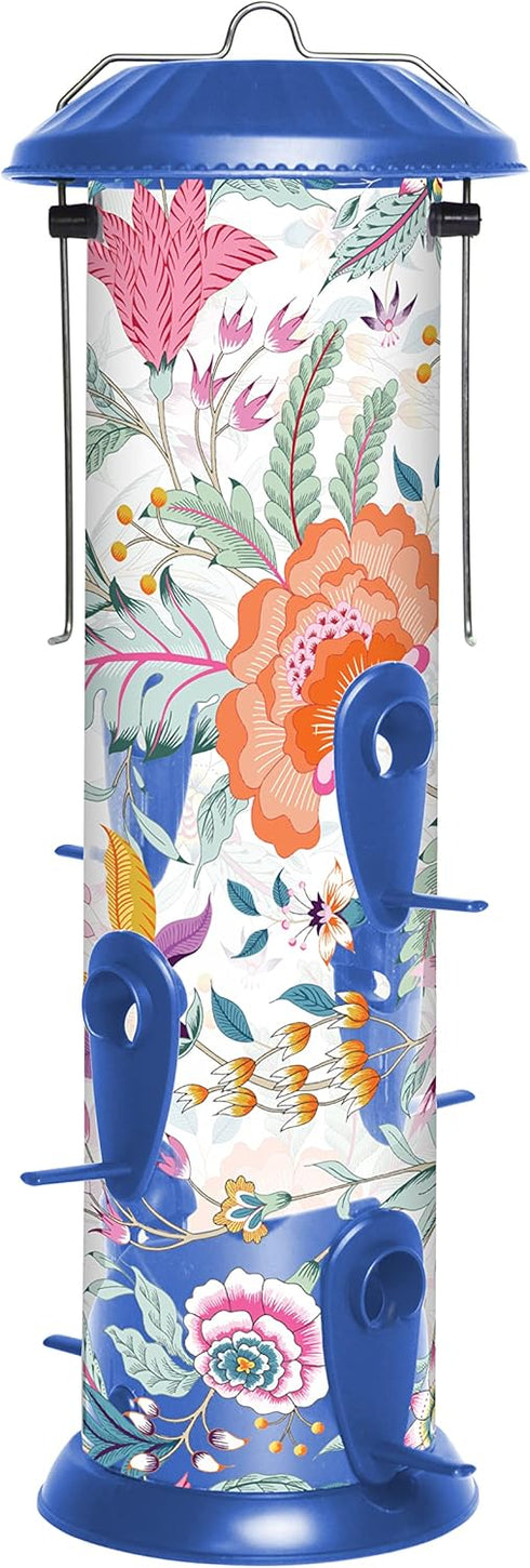 Wild Wings Fantasy Floral Easy Clean Bird Feeder