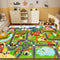 Mfmiudole Kids Rug Play Mat for Toy Cars, 39.4" 59" Farm Life Road