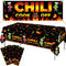 Chili Cook Off Decorations: 71" x 24" Banner and 3 Pcs Tablecloths for Cooking Party Supplies