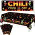 Chili Cook Off Decorations: 71" x 24" Banner and 3 Pcs Tablecloths for Cooking Party Supplies