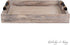 Rutledge & King Bethany Serving Tray - Ottoman Tray/Decorative Tray - Coffee Table Tray/Round Wooden Tray - Breakfast