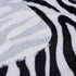 Zebra Print Rug, 3.6x2.5 Feet, Faux Animal Print, Non-Slip Area Rug for Living Room Bedroom Decor