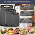 Cutting Boards for Kitchen, Plastic Chopping Board Set of 3 with Non-Slip Feet, Easy Grip Handle, BPA Free
