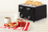 Courant Classic 4 Slice Toaster with Drop Down Crumb Tray for Easy Cleaning - Black