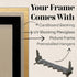 Unfinished Raw Wood Picture Frame, 12x18 Beveled, Handmade Solid Wood with Preinstalled Hangers